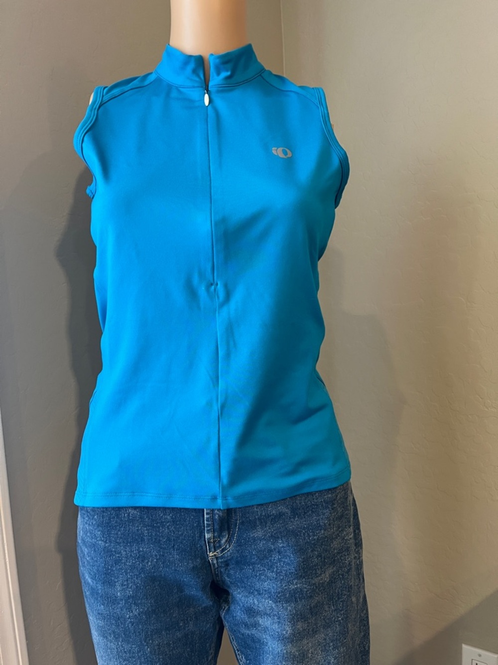 Pearl Izumi Turquoise Sleeveless Cycling Top S